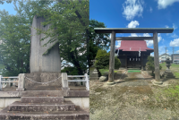 清兵衛翁碑と三吉神社